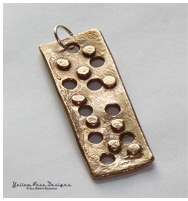 Bronze PMC Circles and Dots