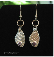 PMC Amethyst Earrings