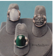 Wire Wrapped Pharaoh Rings