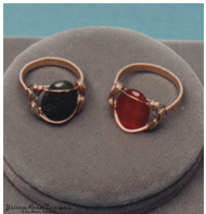 Wire Wrapped Pharaoh Rings